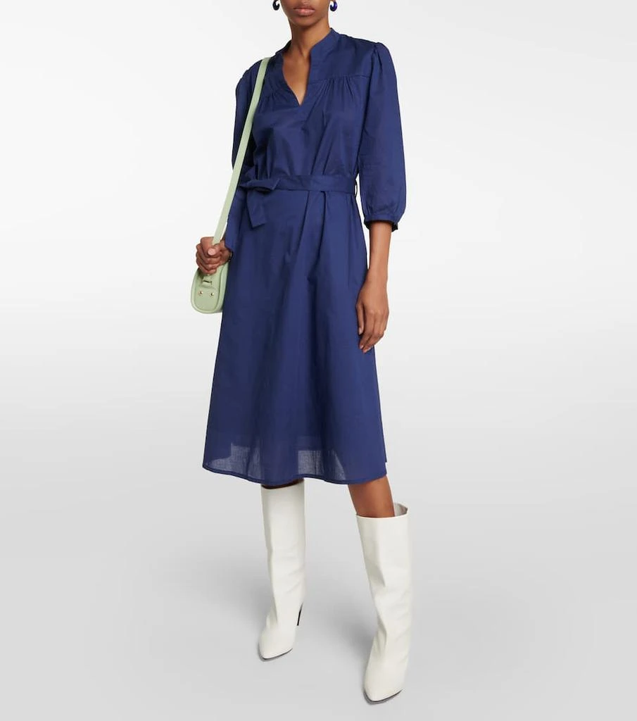 商品A.P.C.|Alanna棉质中长连衣裙,价格¥1696,第2张图片详细描述