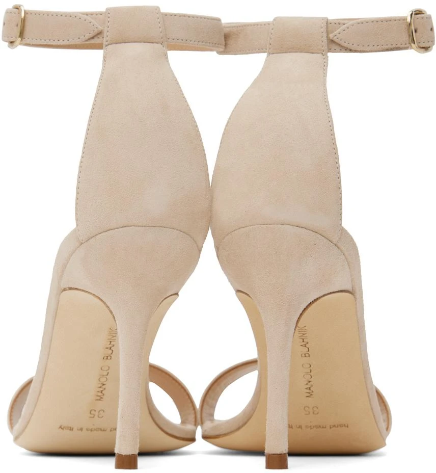 商品Manolo Blahnik|Beige Chaos Sandals,价格¥2197,第2张图片详细描述