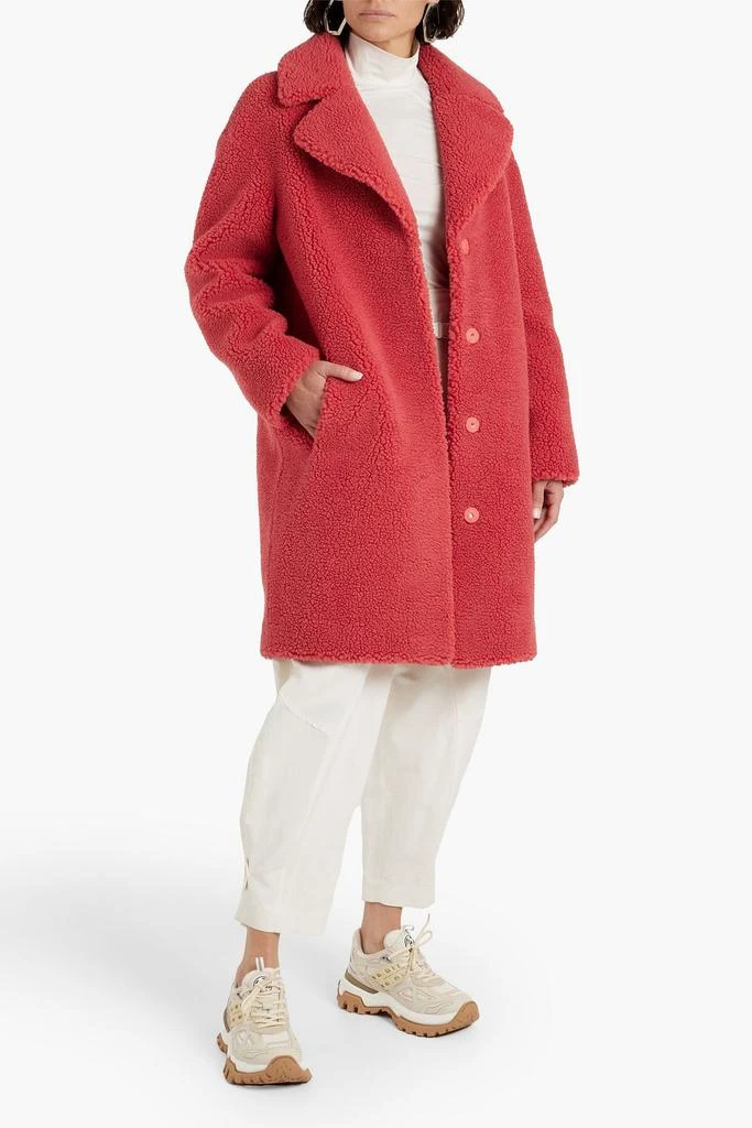 STAND STUDIO Camille faux shearling coat 2