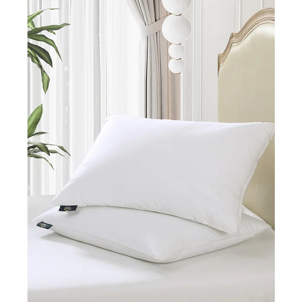 商品Serta|HeiQ Cooling Softy-Around Feather and Down Pillow - 2 Pack,价格¥838,第3张图片详细描述