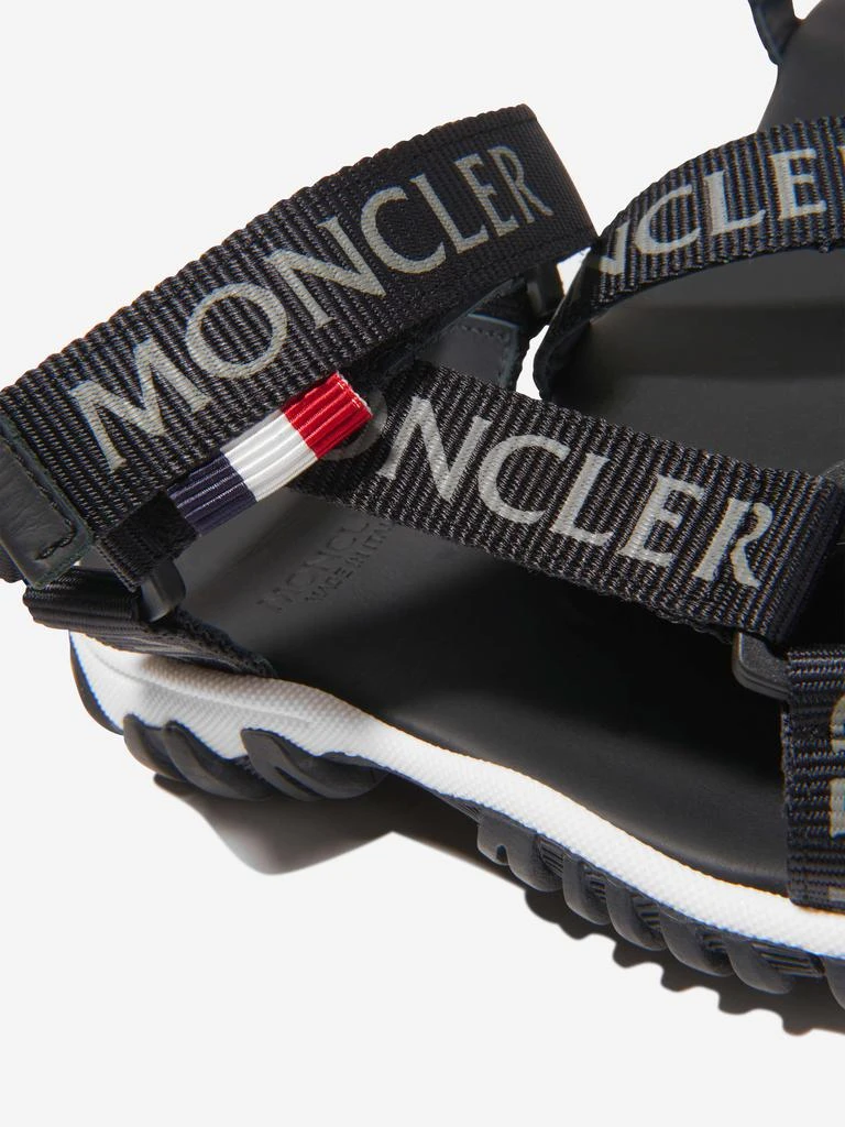 商品Moncler|Moncler Black Unisex Logo Strap Sandals,价格¥2122,第3张图片详细描述
