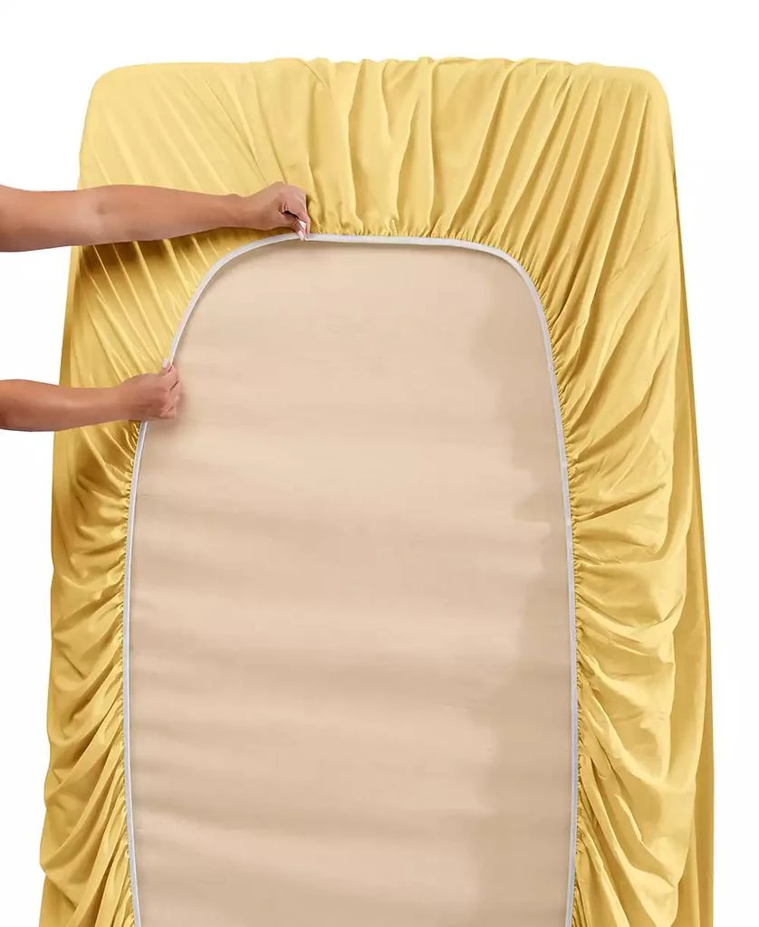 商品Nestl|Extra Deep Pocket 4-Pc. Sheet Set, Twin XL,价格¥445,第5张图片详细描述