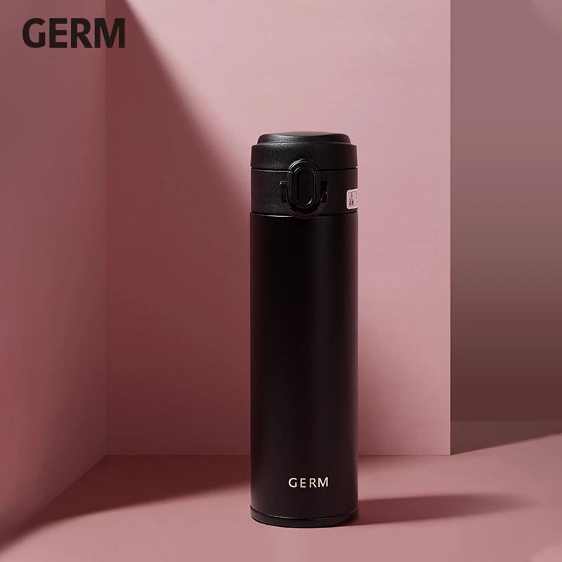 商品GERM|日本GERM格沵 便携极简 保温杯 300ML（黑/白/粉/红色）,价格¥360,第1张图片