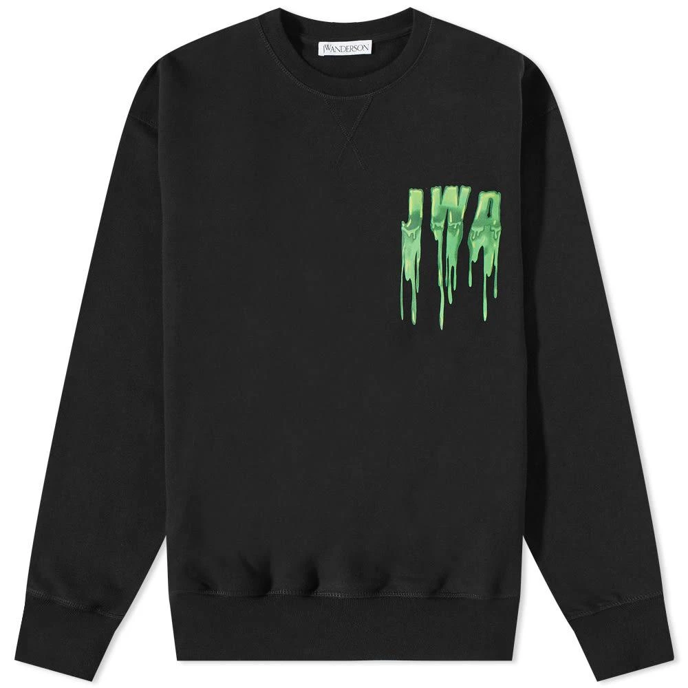 商品JW Anderson|JW Anderson Slime Logo Classic Crew Sweat,价格¥873,第1张图片