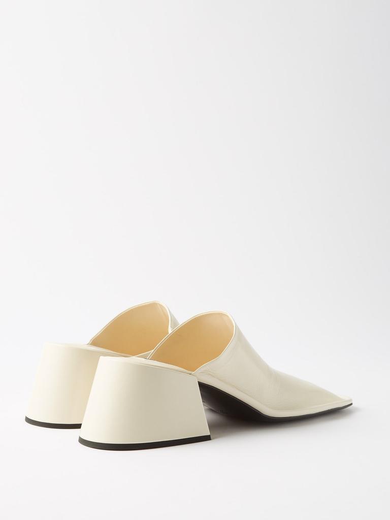 商品Jil Sander|Nikki square-toe leather mules,价格¥4364,第6张图片详细描述