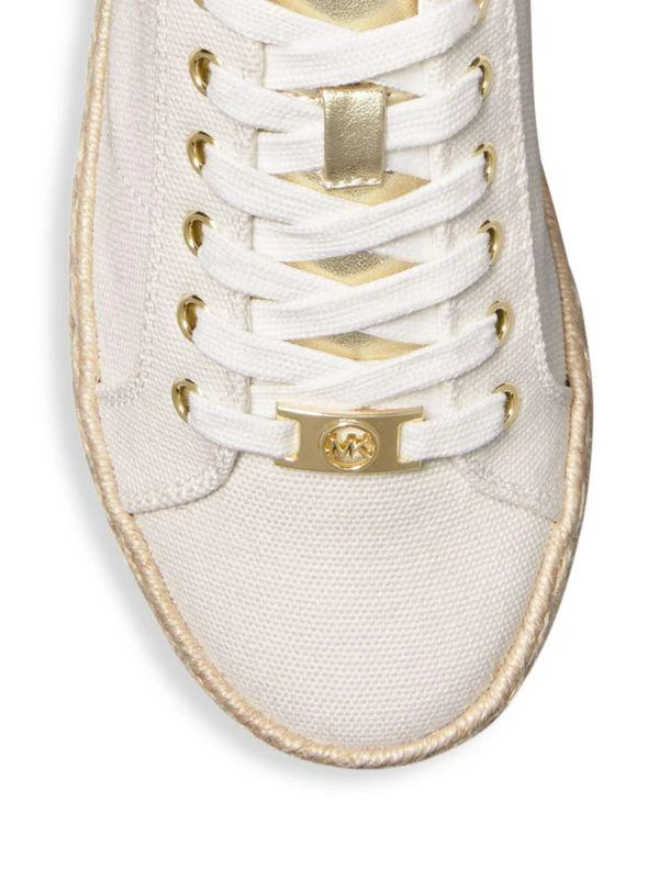 商品Michael Kors|Libby Canvas Espadrille Platform Sneakers,价格¥450,第4张图片详细描述