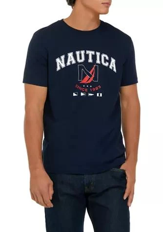 商品Nautica|Sustainably Crafted Logo Graphic T Shirt,价格¥104,第1张图片详细描述