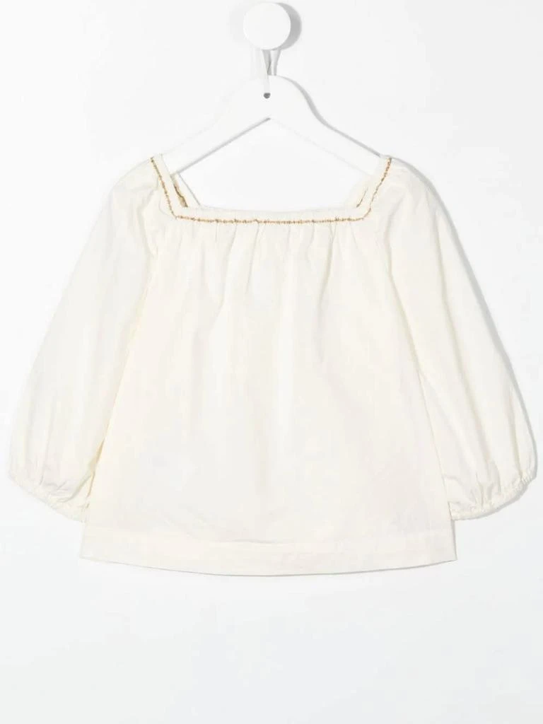 商品Bonpoint|White Anastide Blouse,价格¥810,第2张图片详细描述
