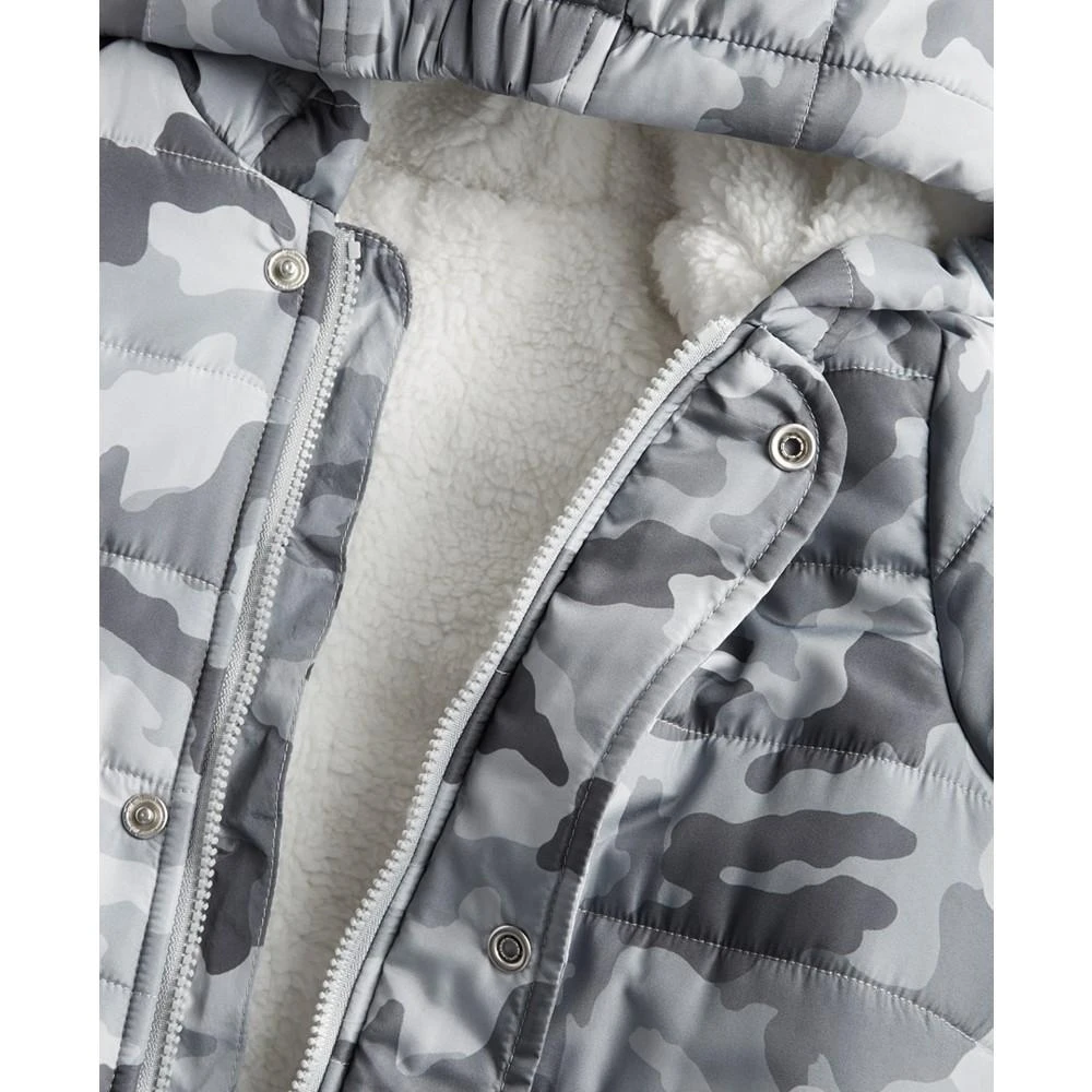 商品First Impressions|Baby Boys Camo Quilted Snowsuit, Created for Macy's,价格¥166,第3张图片详细描述
