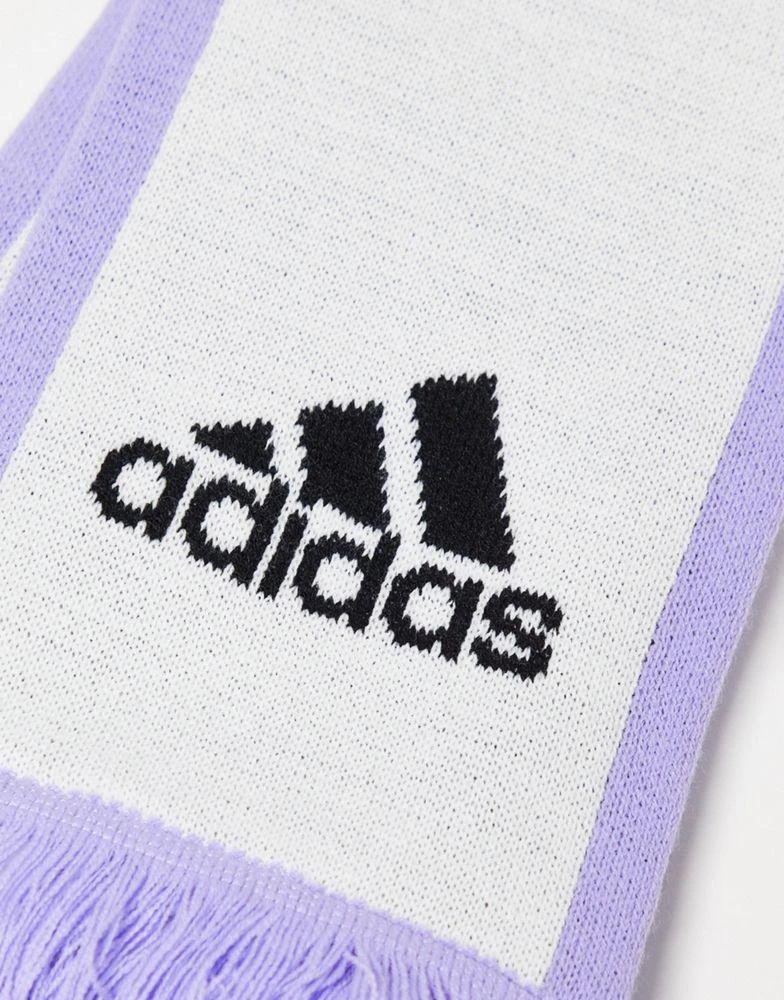 商品Adidas|adidas Football Real Madrid 2022/23 scarf in white,价格¥148,第4张图片详细描述