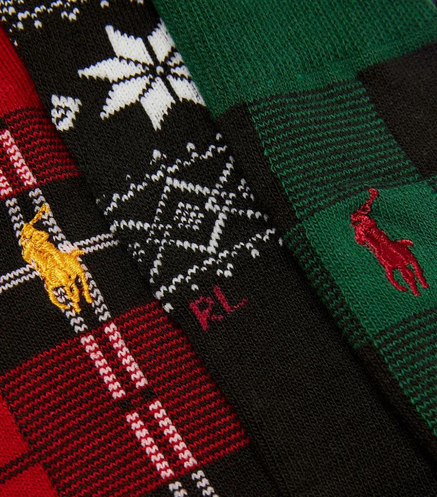 Fair Isle Holiday Socks (Pack of 3)商品第3张图片规格展示