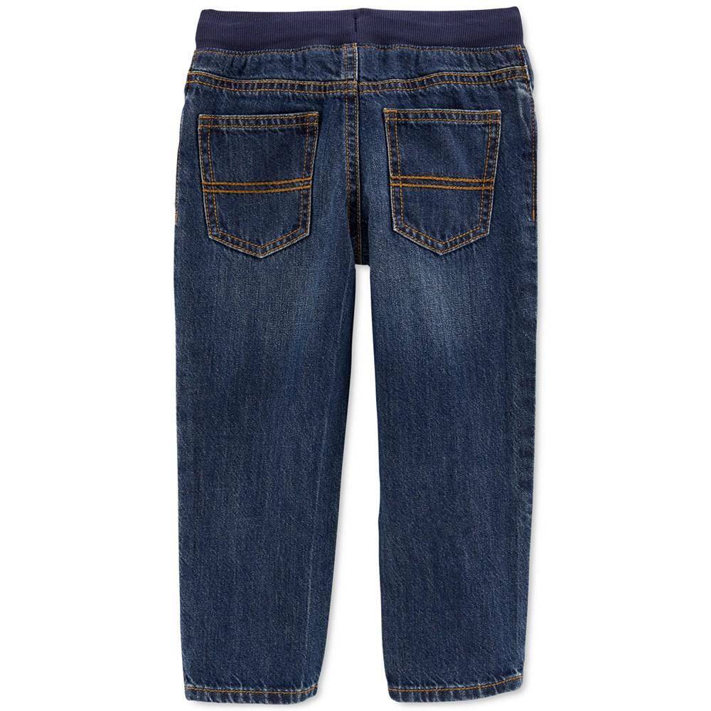 商品Carter's|Baby Boys Denim Pull-On Denim Pants,价格¥77,第4张图片详细描述