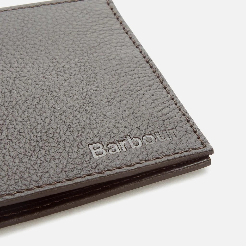 商品Barbour|Barbour Heritage Men's Amble Leather Billfold Wallet - Dark Brown,价格¥388,第4张图片详细描述