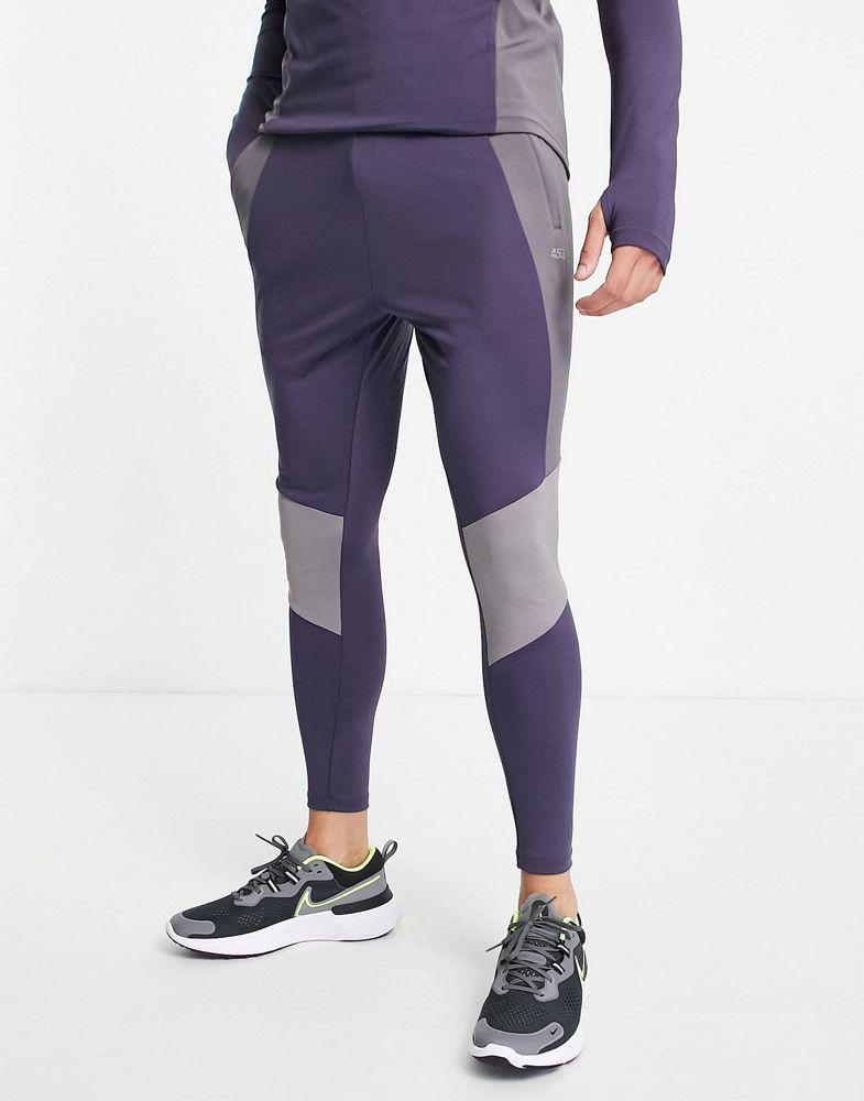 商品ASOS|ASOS 4505 super skinny training jogger with contrast panels,价格¥125,第1张图片
