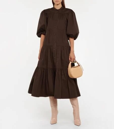 商品Tory Burch|棉质府绸中长连衣裙,价格¥3037,第2张图片详细描述
