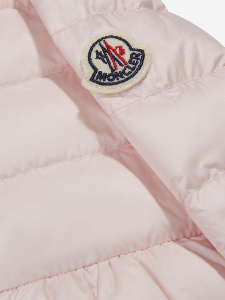 Moncler Pink Baby Girls Down Padded Joelle Jacket商品第2张图片规格展示