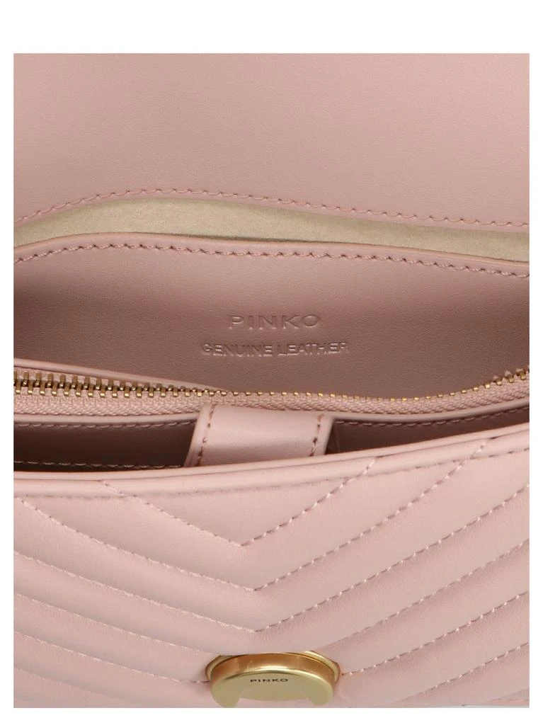 商品PINKO|Pinko love Mini Icon Chevron Shoulder Bag,价格¥2563,第4张图片详细描述