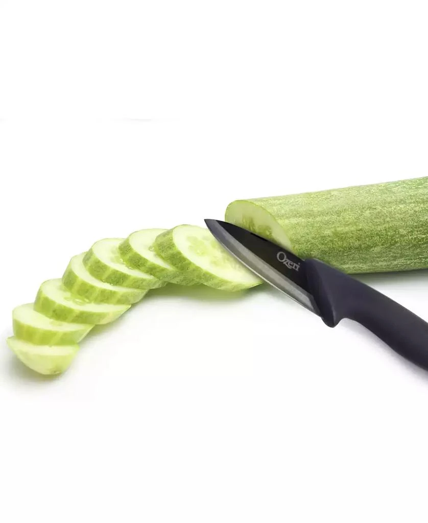 商品Ozeri|Elite Chef 3-Piece Black Ceramic Knife Set,价格¥350,第4张图片详细描述