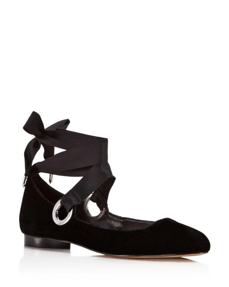 商品Avec Les Filles|Miri Lace Up Ballet Flats ,价格¥465,第1张图片