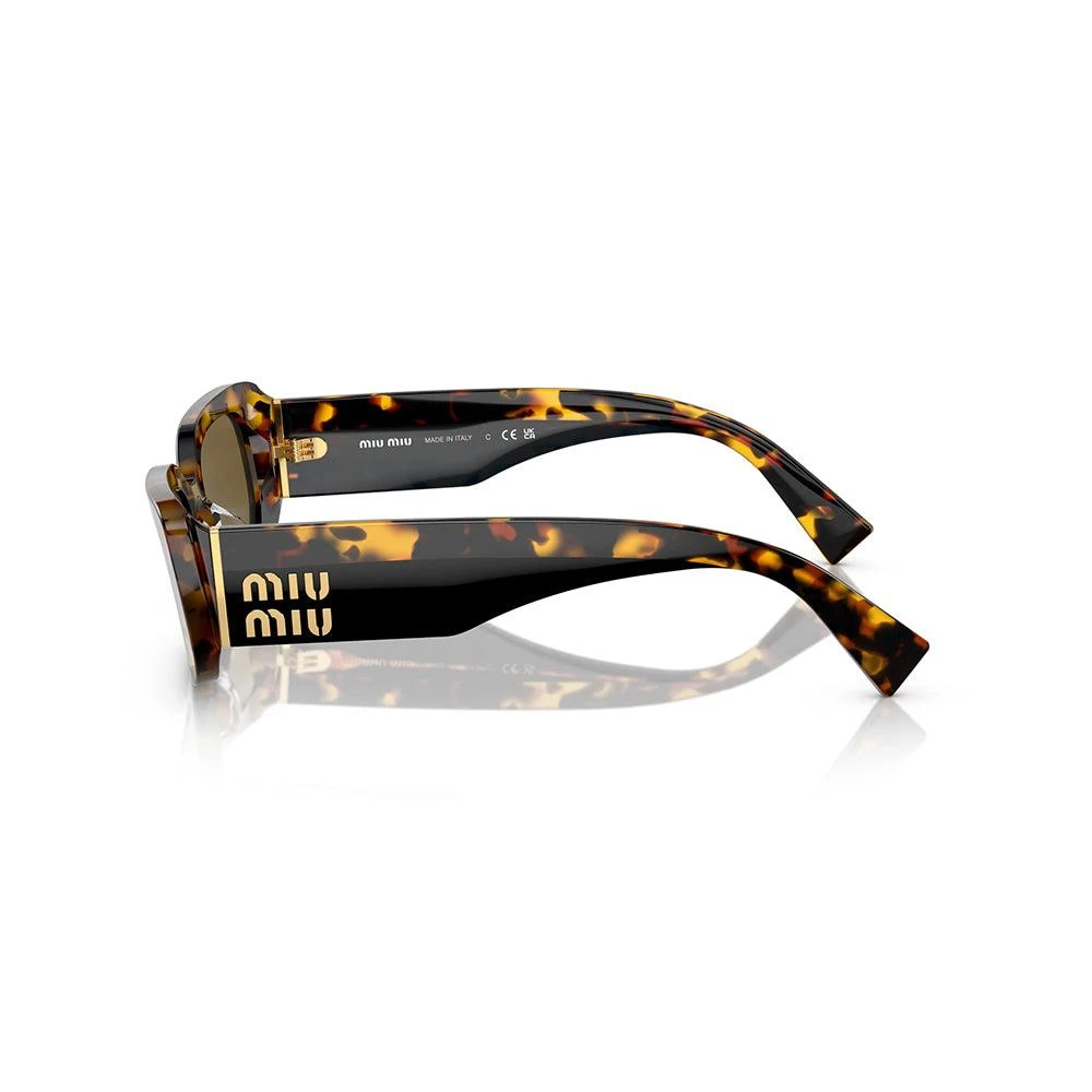 商品Miu Miu|Miu Miu  MU 08YS VAU01T 51mm Womens Rectangle Sunglasses,价格¥1221,第2张图片详细描述