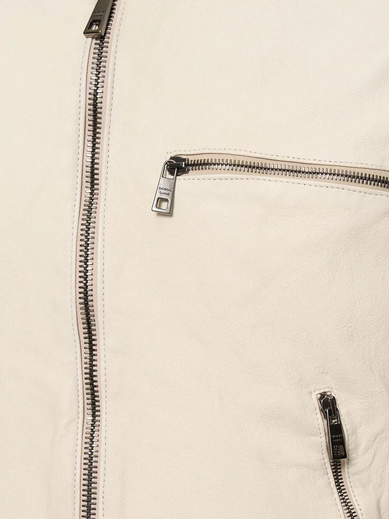 商品GIORGIO BRATO|Leather Bomber Jacket,价格¥3210,第3张图片详细描述