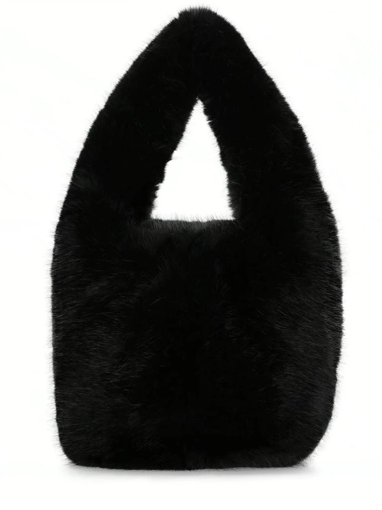 商品Alexander Wang|Medium Dome Slouchy Faux Fur Hobo Bag,价格¥7473,第4张图片详细描述