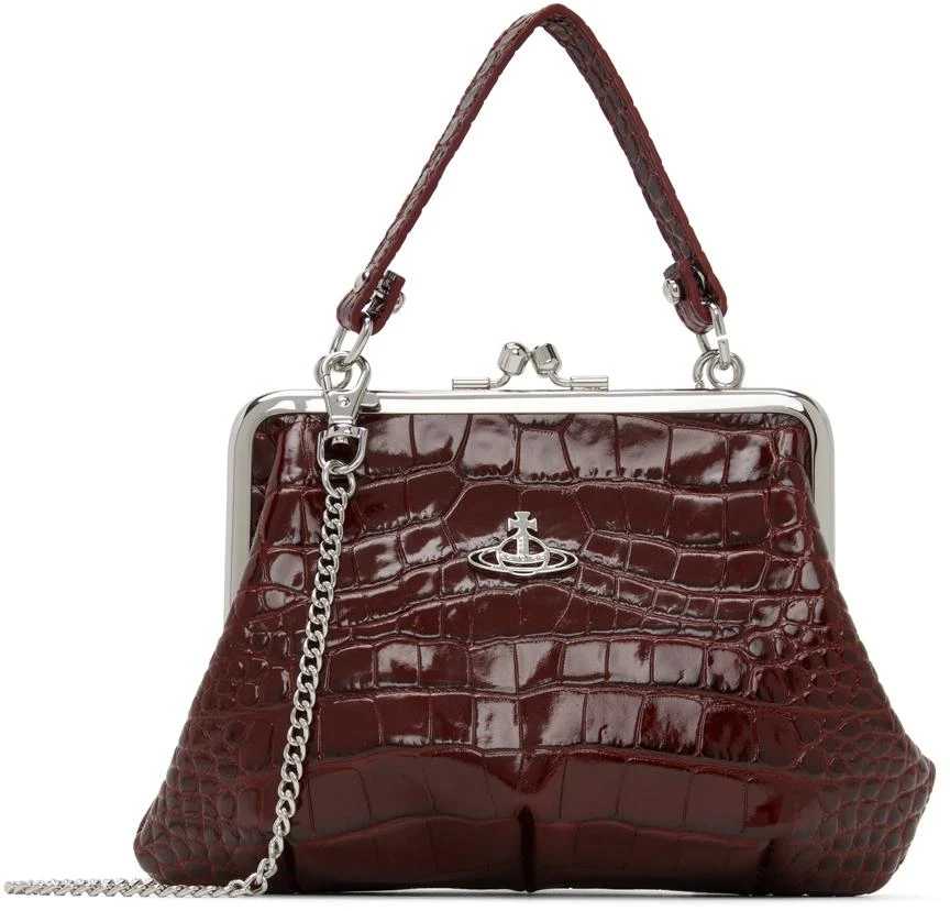 商品Vivienne Westwood|Burgundy Granny Frame Bag,价格¥3030,第1张图片