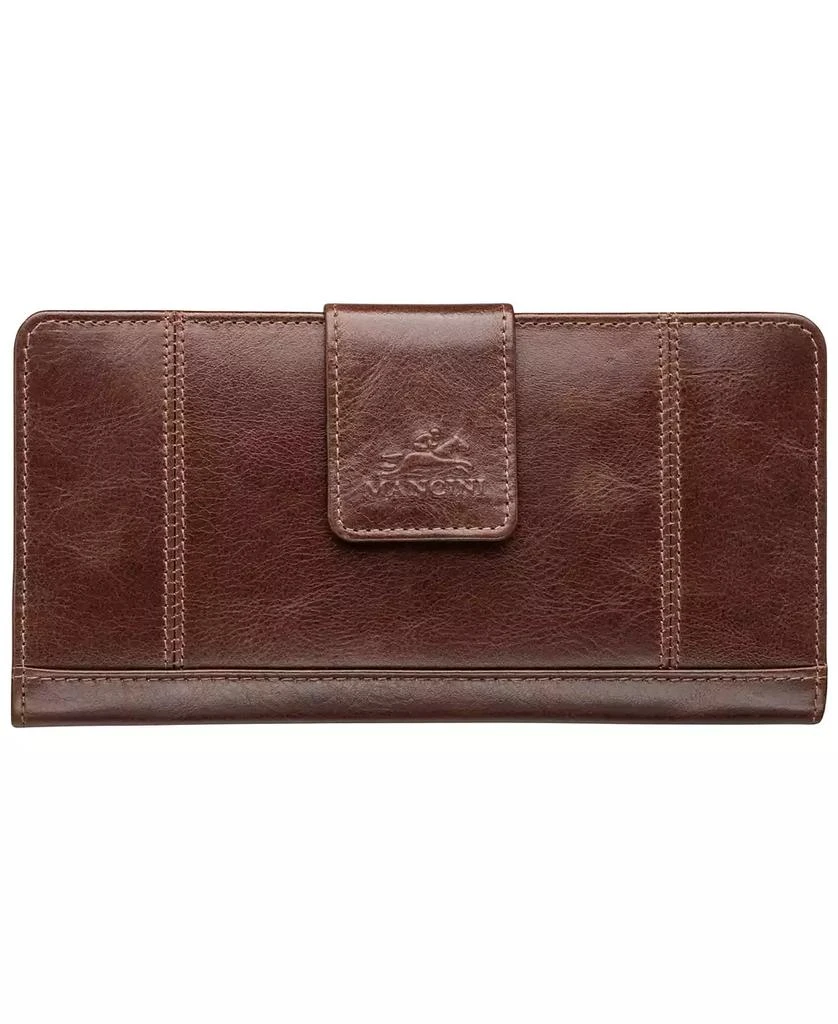 商品Mancini Leather Goods|Men's Casablanca Collection Clutch Wallet,价格¥418,第1张图片