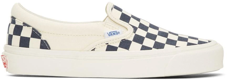 商品Vans|Blue & White OG Checkerboard Classic 滑板鞋,价格¥432,第1张图片