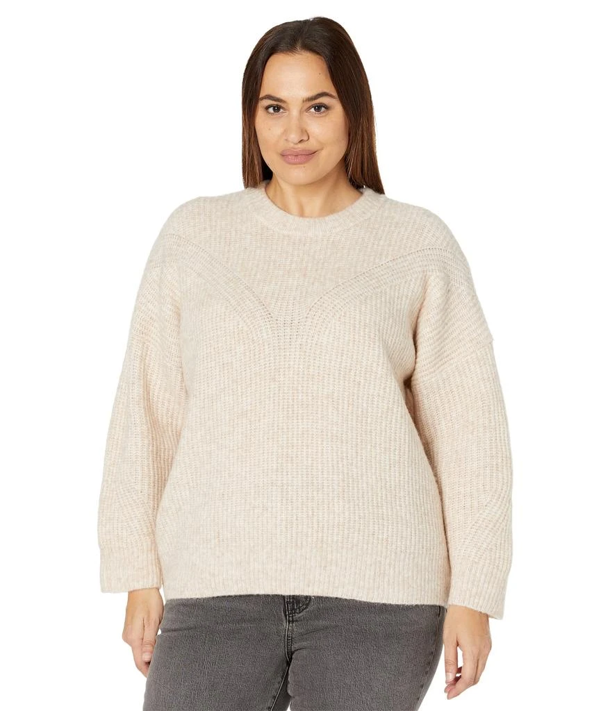 商品Madewell|Plus Size JP Fashioning Crew Solid,价格¥483,第1张图片