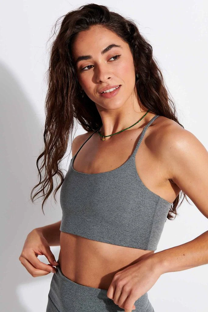 商品Girlfriend Collective|Juliet Bra - Gravel Heather,价格¥397,第1张图片