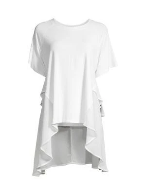 商品Patrizia Luca|Chiffon High-Low Tunic Top,价格¥396,第3张图片详细描述