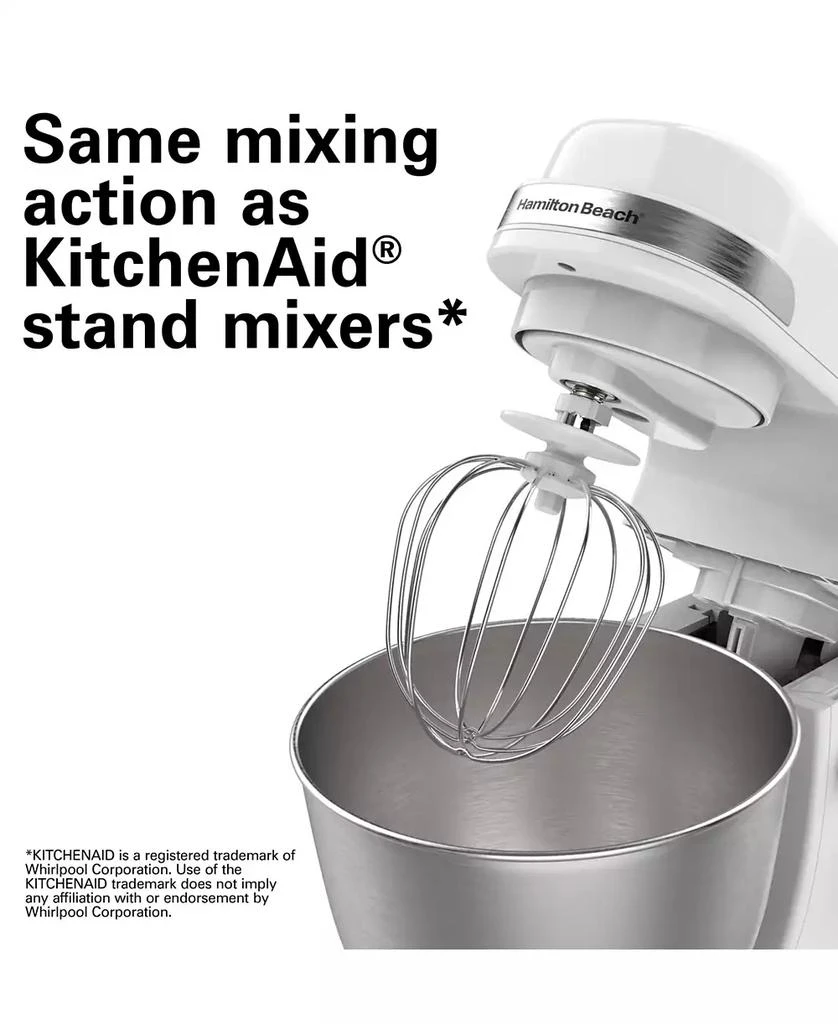 商品Hamilton Beach|7-Speed 4 Quart Stand Mixer, 300 Watts,价格¥735,第3张图片详细描述
