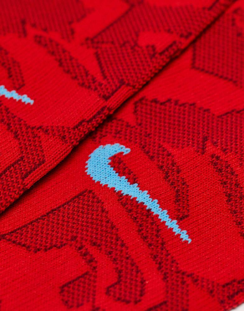 Nike Football World Cup 2022 England unisex away socks in red商品第3张图片规格展示