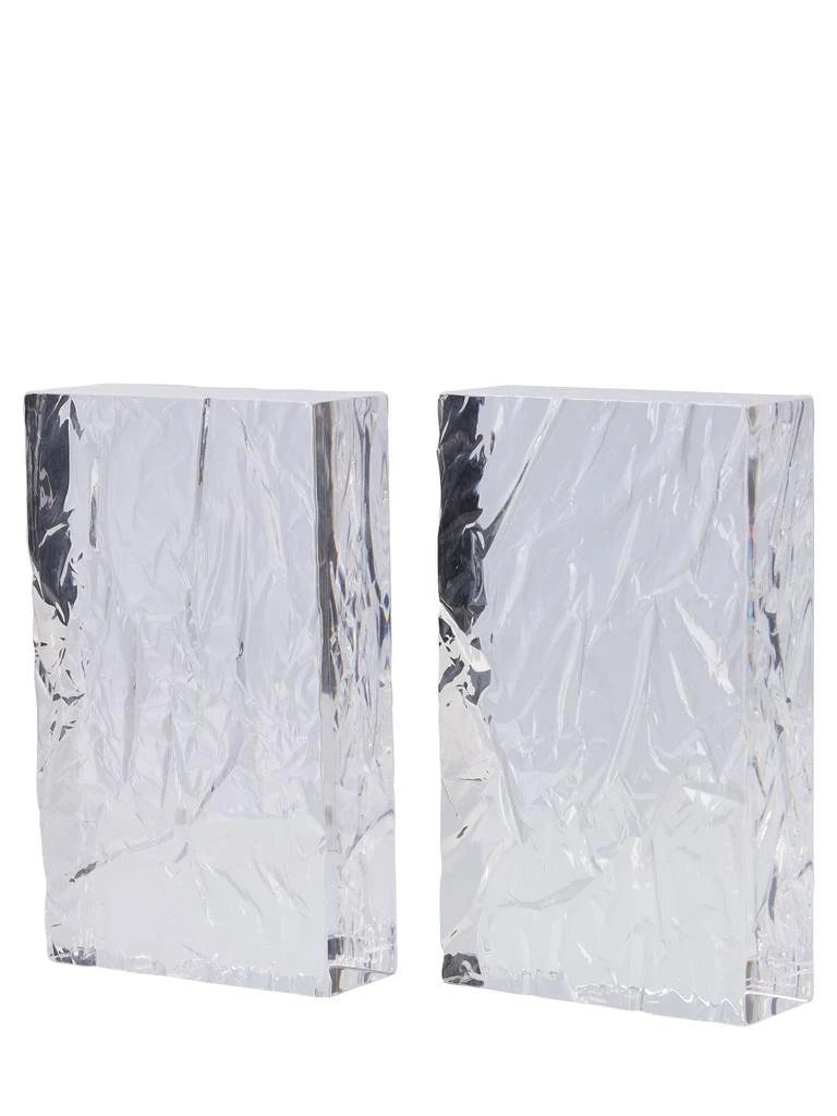商品L'Afshar|Set Of 2 Crushed Iced Bookends,价格¥1637,第1张图片