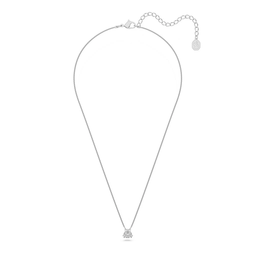 商品Swarovski|Millenia pendant trilliant cut white rhodium plated,价格¥864,第3张图片详细描述
