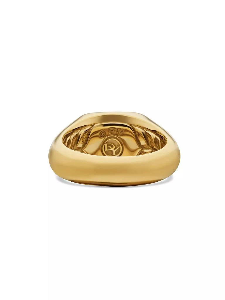 商品David Yurman|Shipwreck Signet Ring in 18K Yellow Gold,价格¥67823,第5张图片详细描述