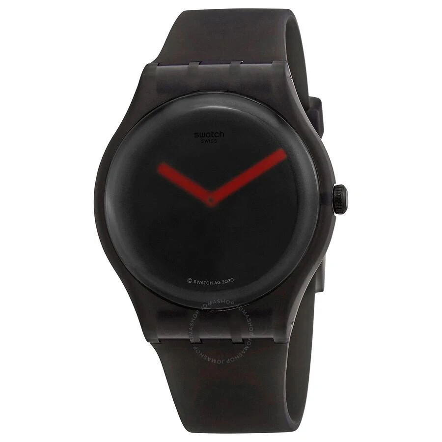 商品Swatch|Black Blur Quartz Transparent Dial Men's Watch SUOB183,价格¥495,第1张图片