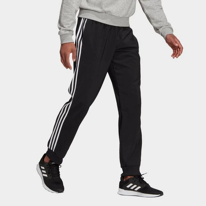 商品Adidas|Men's adidas AEROREADY Essentials Tapered Cuff Woven 3-Stripes Jogger Pants,价格¥336,第2张图片详细描述