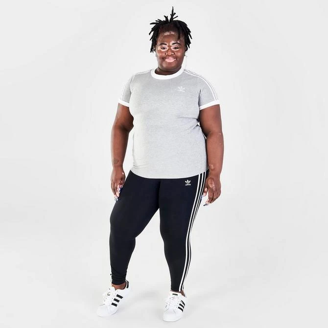商品Adidas|Women's adidas Originals Adicolor Classics 3-Stripes T-Shirt (Plus Size),价格¥75,第2张图片详细描述