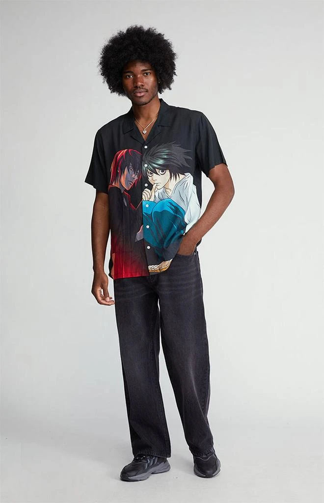 商品PacSun|Death Note Camp Shirt,价格¥446,第2张图片详细描述