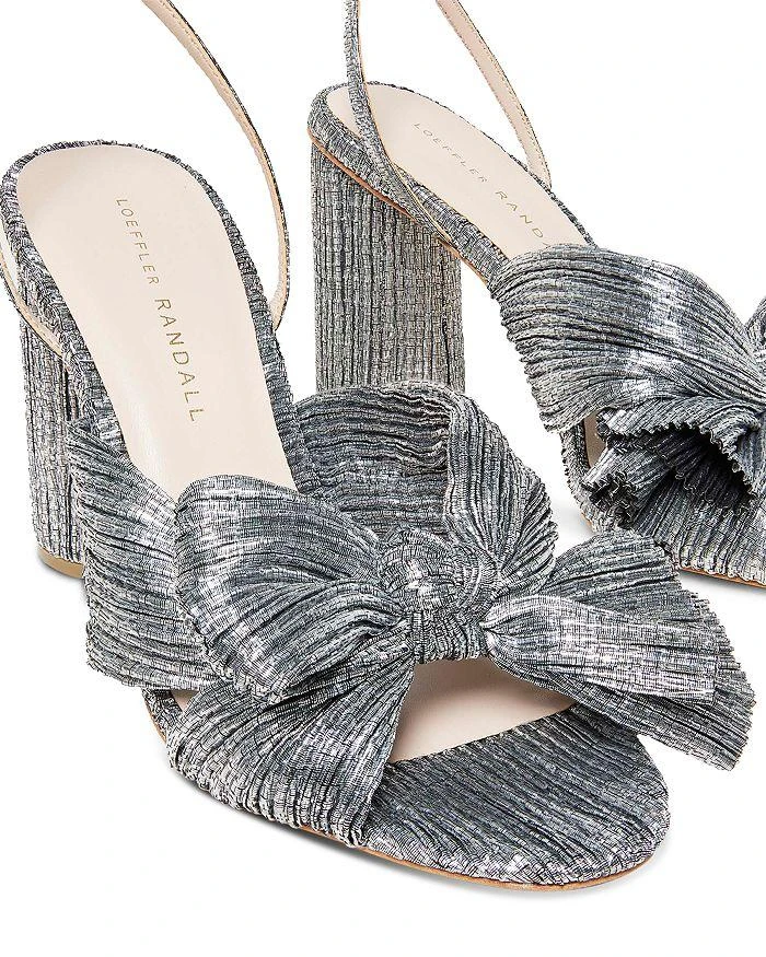 商品Loeffler Randall|Women's Camellia Ankle Strap Bow High Heel Sandals,价格¥892,第4张图片详细描述