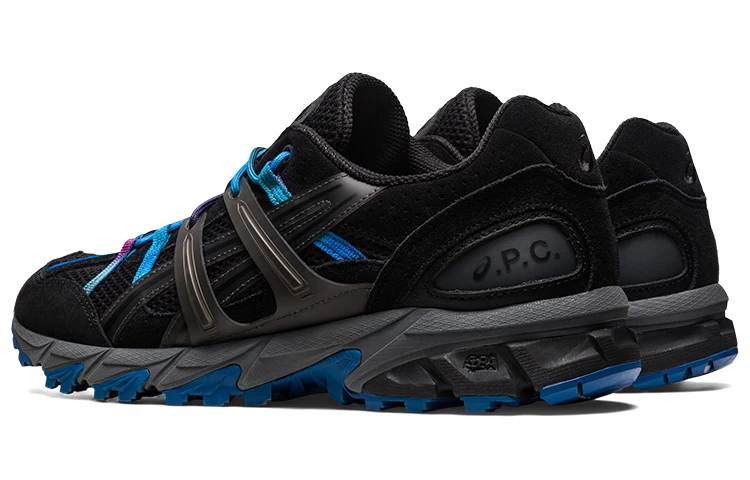 商品[国内直发] Asics|A.P.C x   Gel-Sonoma 15-50 系带防滑耐磨 低帮跑步鞋 男款 黑蓝色,价格¥1192,第5张图片详细描述