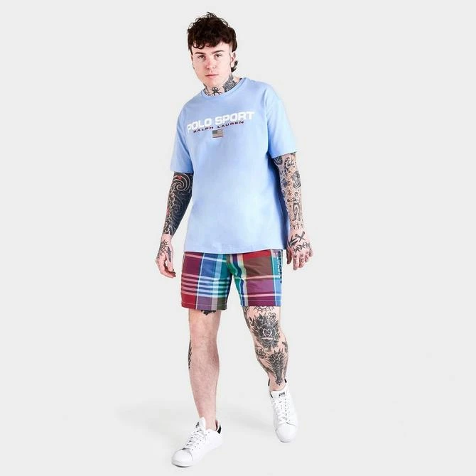 商品Ralph Lauren|Men's Polo Sport Traveler Printed Swim Shorts,价格¥480,第2张图片详细描述
