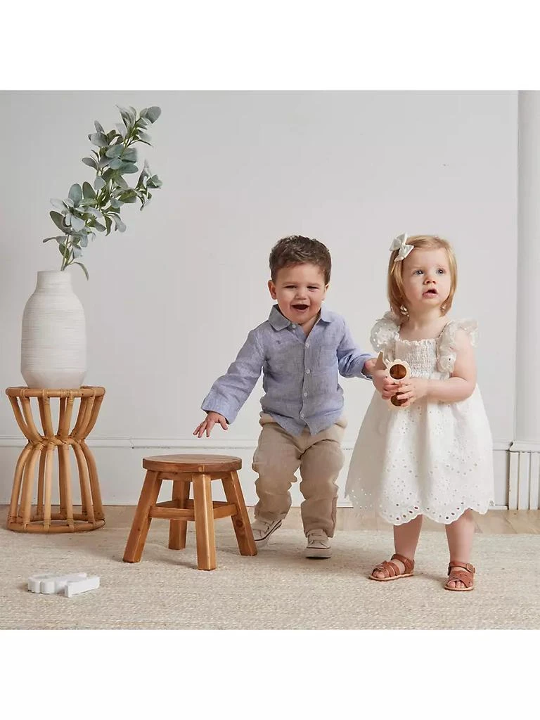 商品Miniclasix|Baby Boy's Linen Shirt & Pants Set,价格¥350,第5张图片详细描述