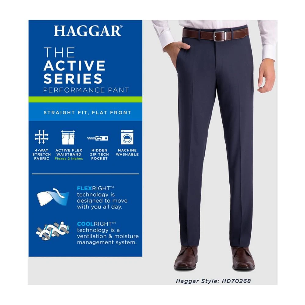 Men's The Active Series Straight-Fit  Performance Stretch Solid Dress Pants 商品