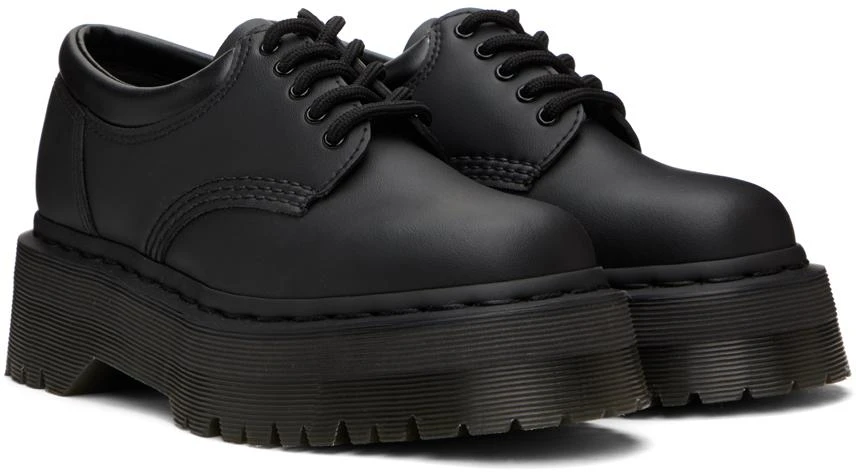 商品Dr. Martens|Black Vegan 8053 Quad Mono Oxfords,价格¥1307,第4张图片详细描述