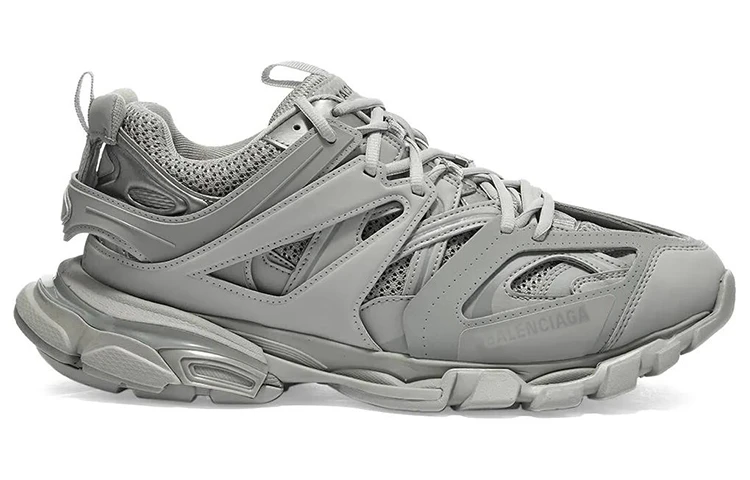 商品[国内直发] Balenciaga|巴黎世家 Track 1.0 潮流户外 防滑耐磨透气轻便 低帮 老爹鞋 男款 灰,价格¥9197,第3张图片详细描述