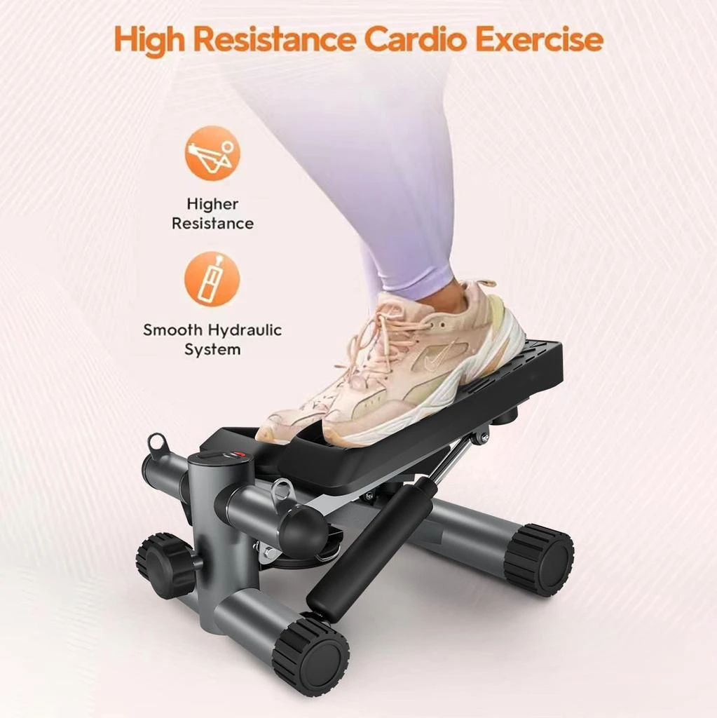 Streamdale Silent Fat-Burning Cardio Stepper with Adjustable Resistance 商品