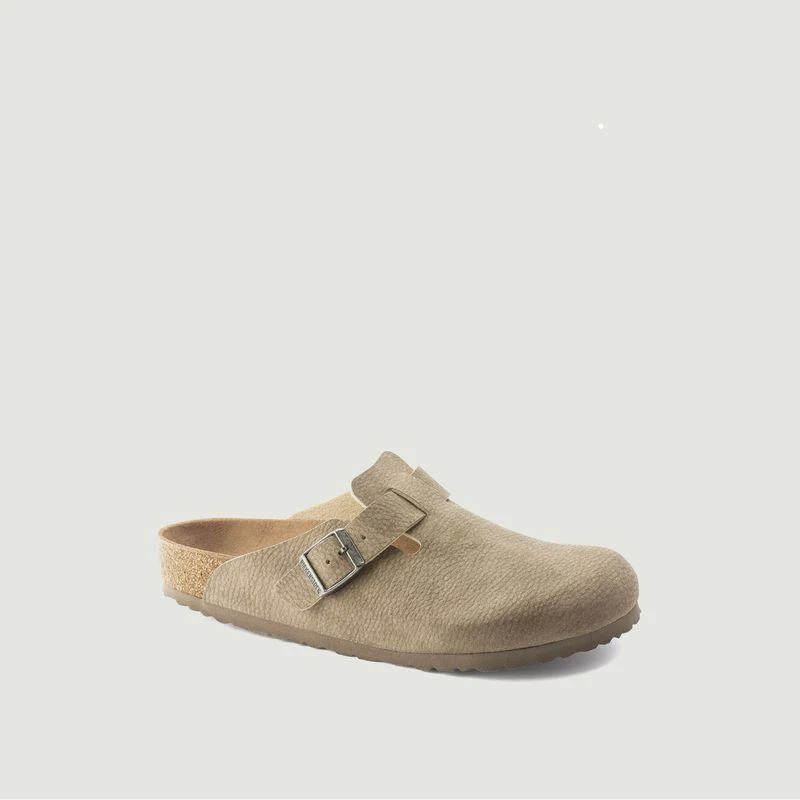 商品Birkenstock|Boston mules Desert Dust Gray Taupe BIRKENSTOCK,价格¥827,第1张图片